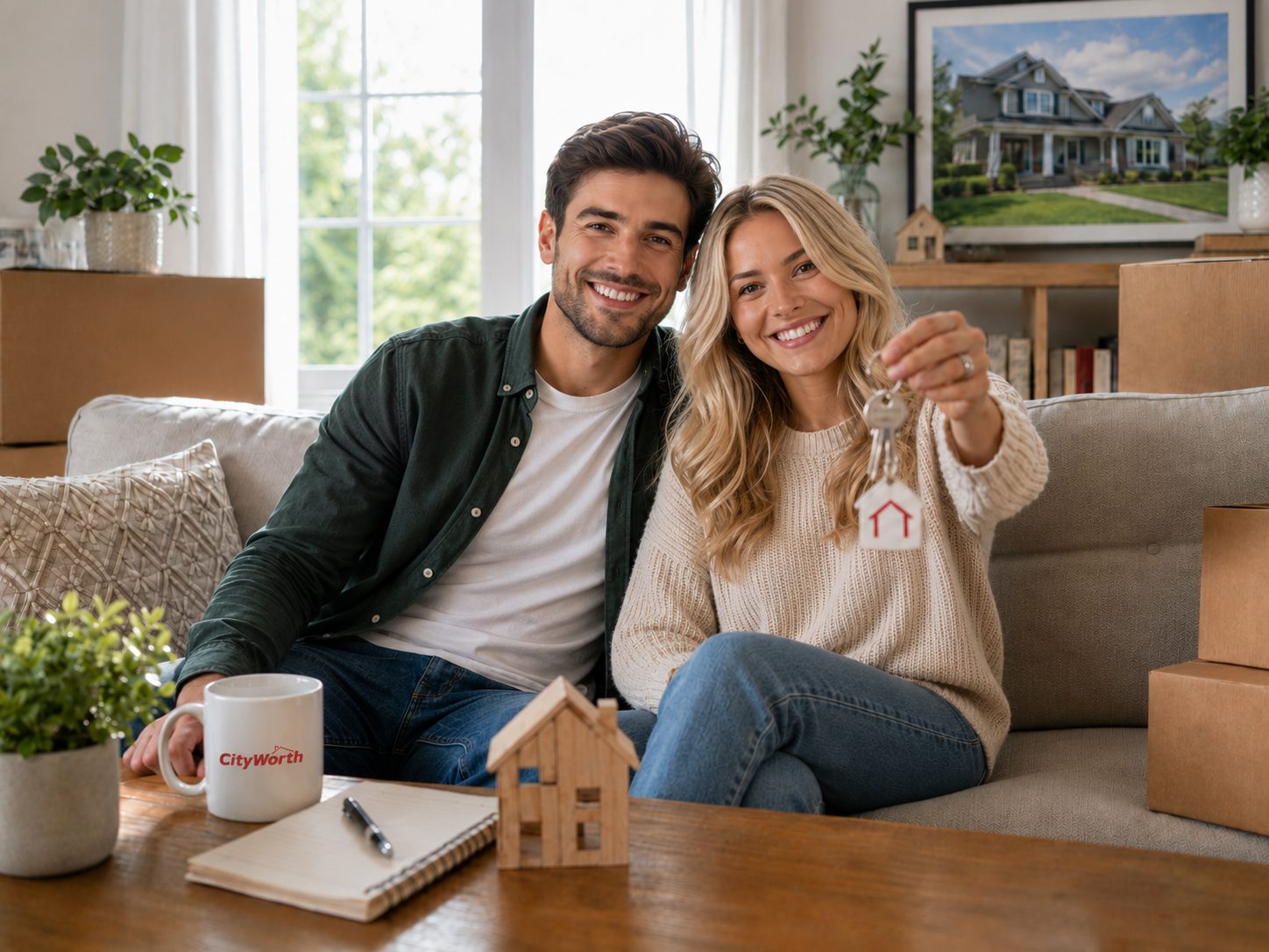 Happy homebuyers